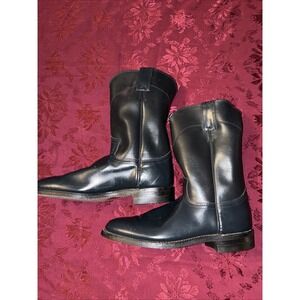 new womens Vtg justin diamond J ropers boots style 3057 6.5B black Read